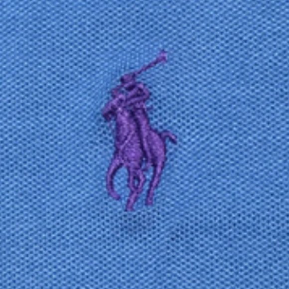 NWT Polo Ralph Lauren Stretch Mesh Blue Polo $125 - Picture 7 of 7
